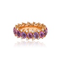 Yellow Gold Rosa Eternity Band