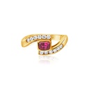 Yellow Gold Ruby Ring Yellow Gold