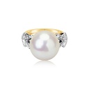 Yellow Gold South Sea Pearl Ring