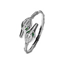 Caresse de Croco Double Head Diamond Bracelet - White Gold