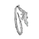 Caresse de Croco Full Pave Diamond Bracelet - White Gold