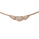 Skin 3 Elements Full Pavé Diamond Necklace - Rose Gold