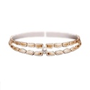 Skin Double Row Light Pavé Diamond Choker - Rose Gold