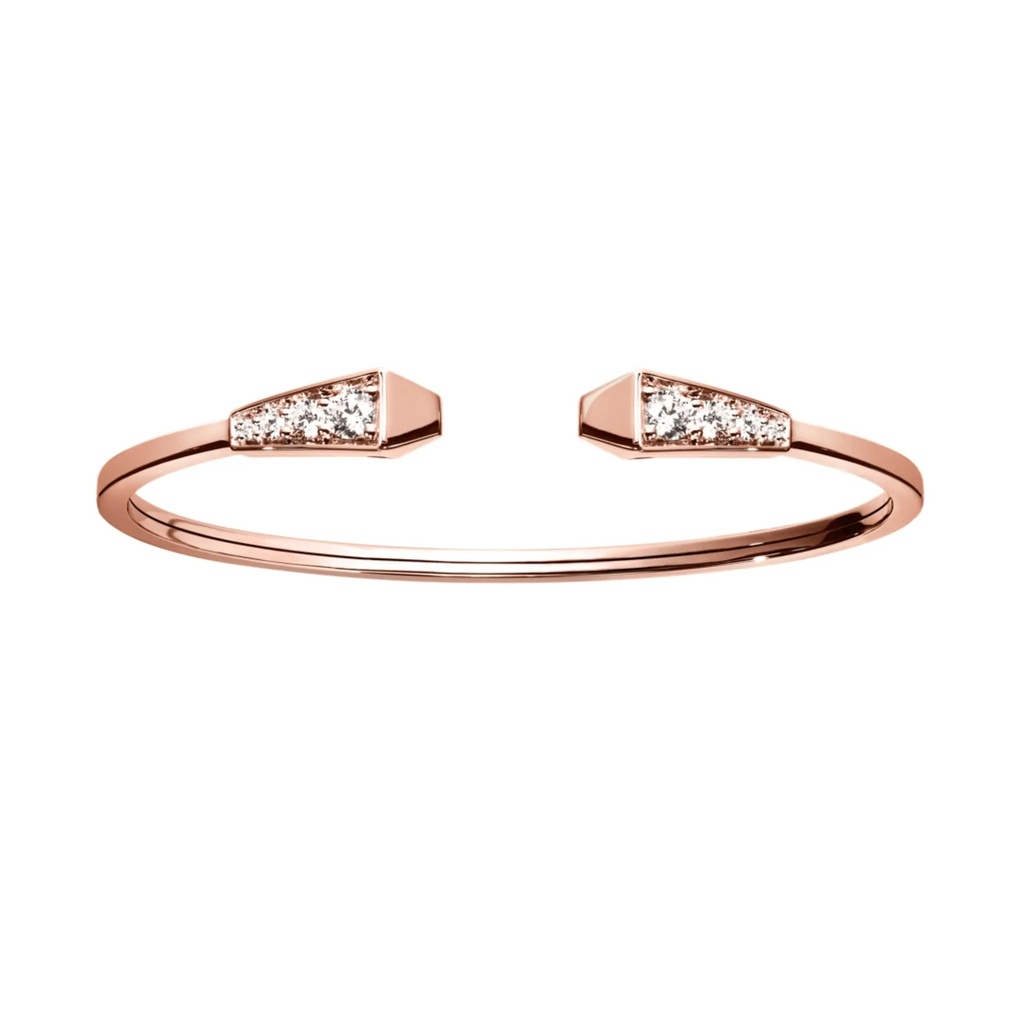 Spike Double Flex Diamond Bracelet - Rose Gold