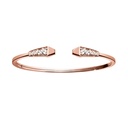Spike Double Flex Diamond Bracelet - Rose Gold