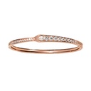 Spike One Full Pave Diamond Bracelet - Rose Gold
