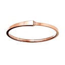 Spike One Light Pave Diamond Bracelet - Rose Gold