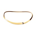 Spike One Light Pave Diamond Choker - Yellow Gold