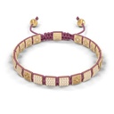 Shamballa Jewels Yellow Gold Diamond 6mm Lock Bead Bracelet