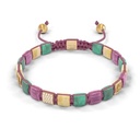 Shamballa Jewels Yellow Gold Diamond Sapphire & Emerald 6mm Lock Bead Bracelet