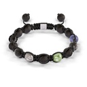 Shamballa Jewels White Gold Diamond Sapphire & Tanzanite 8mm Braided Bead Bracelet
