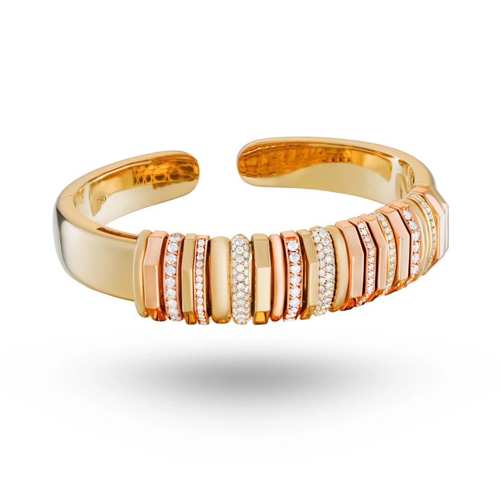 Akasha Bracelet Yellow & Rose Gold