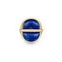 Amrita Round Ring In Lapis Lazuli