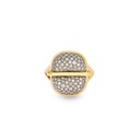 Amrita Small Round Ring In Full Diamonds