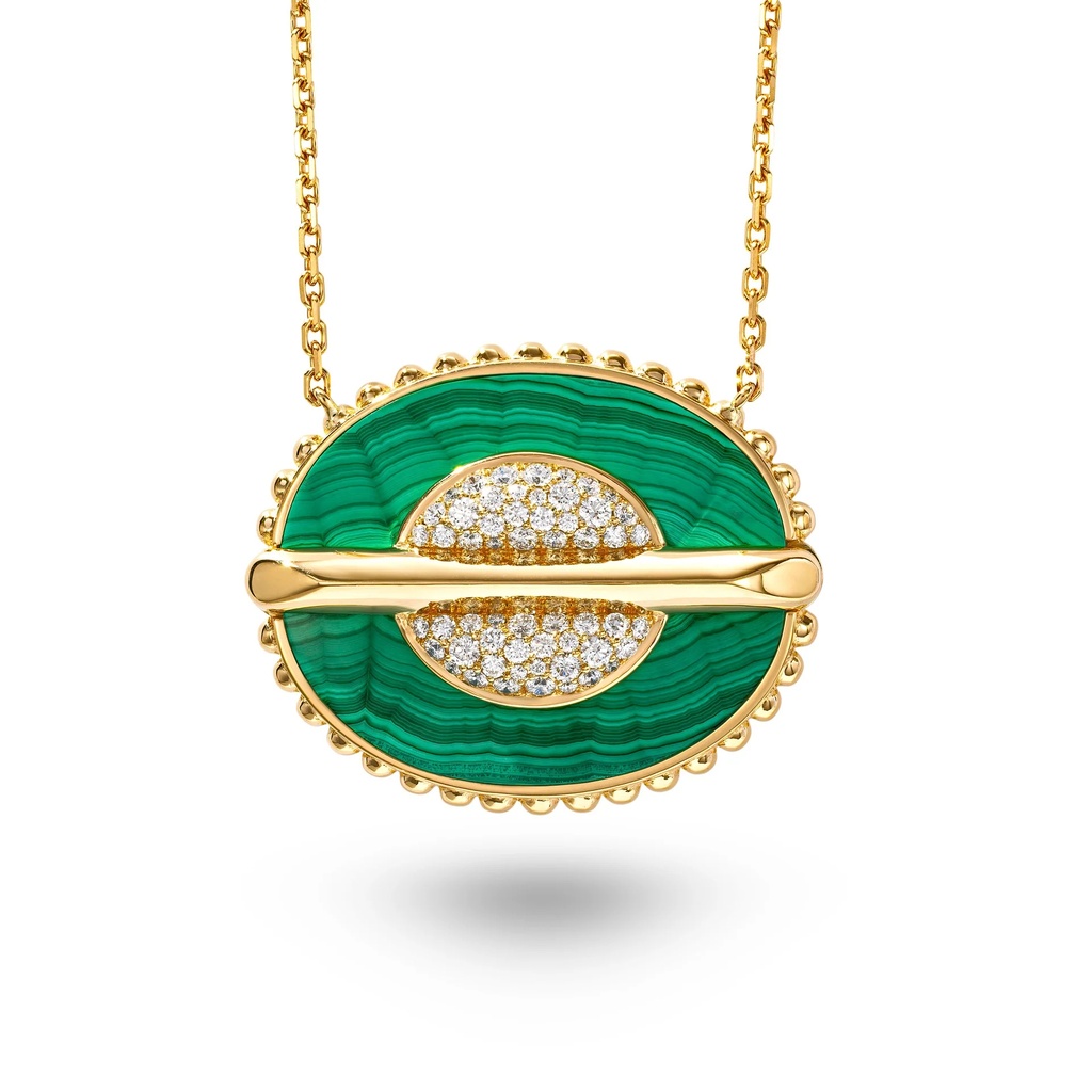 As Above So Below Necklace In Malachite