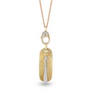 Awaken Full Diamond Arrow Necklace