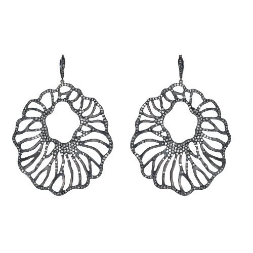 Black Gold Nero Oro Earrings