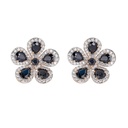 Rose Gold Classic Flower Earrings