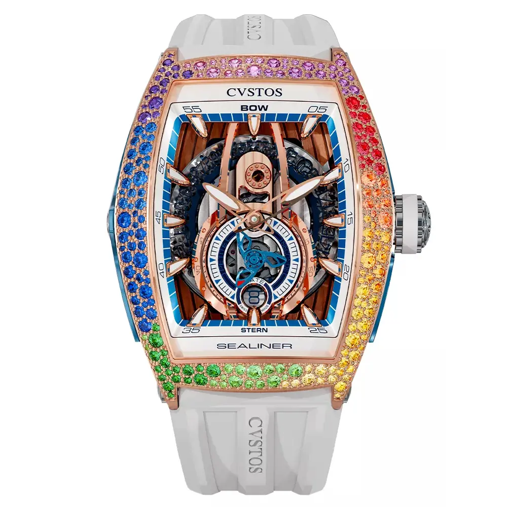 Sealiner PS Bicolor Rose Gold/Rainbow Snow Setting - 45mm
