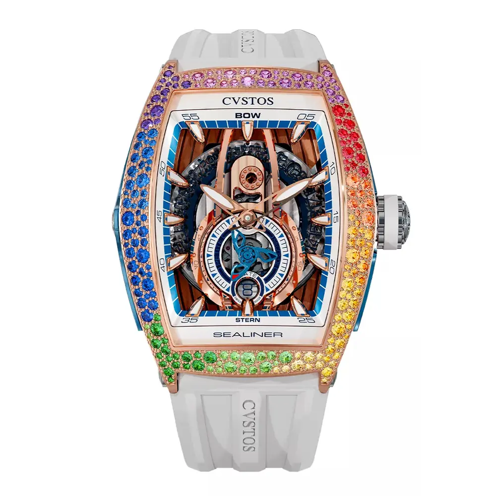 Sealiner PS Bicolor Rose Gold/Rainbow Snow Setting - 41mm