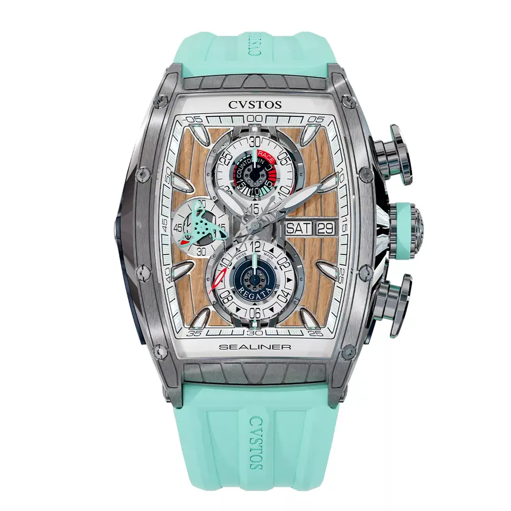 Sealiner Chronograph Steel/Navy Blue - 41mm