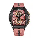 Chrono GMT Black Steel/Salmon - 41mm