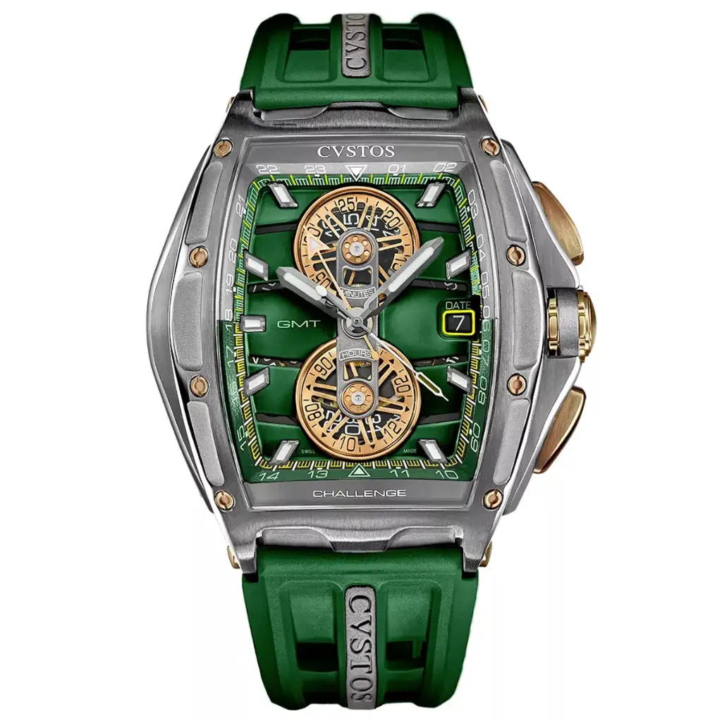 Chrono GMT Steel/Green Dial - 45mm