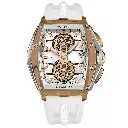 Chrono GMT Rose Gold/White Dial - 45mm