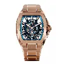 Metropolitan PS Rose Gold/SQLT Blue - 42mm