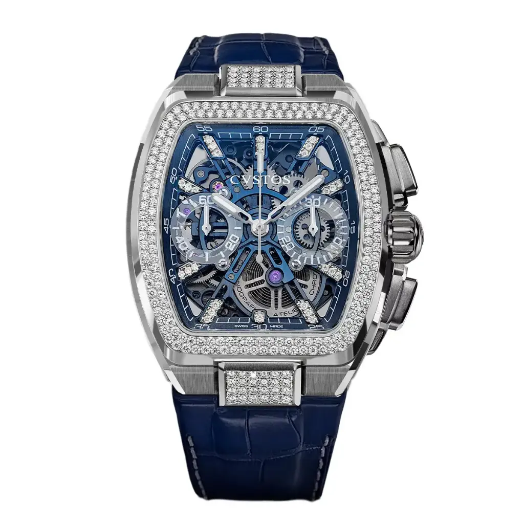 Metropolitan Chrono Titanium Blue SQLT/Diamond - 42mm