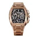 Metropolitan Chrono Rose Gold/Black SQLT - 42mm