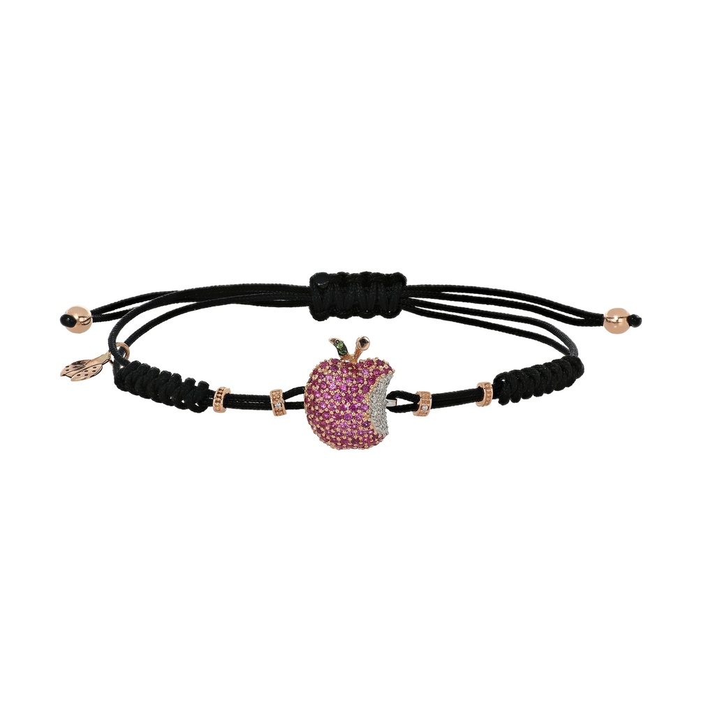 Rose Gold Apple Bite Bracelet