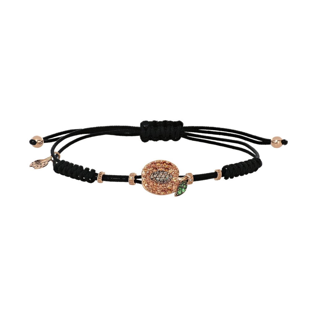 Rose Gold Open Peach Bracelet