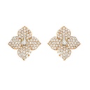 Rose Gold Fiore Large Flower Earrings