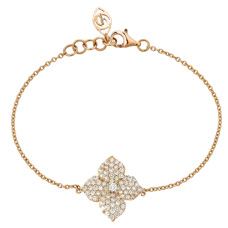 Rose Gold Fiore Small Flower Bracelet