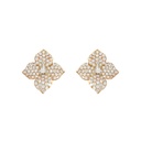Rose Gold Fiore Small Flower Earrings