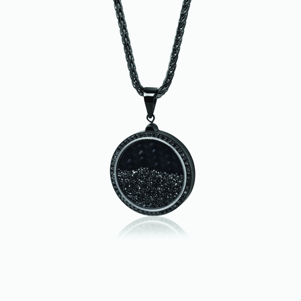 The Carbon Fiber Circle Pendant
