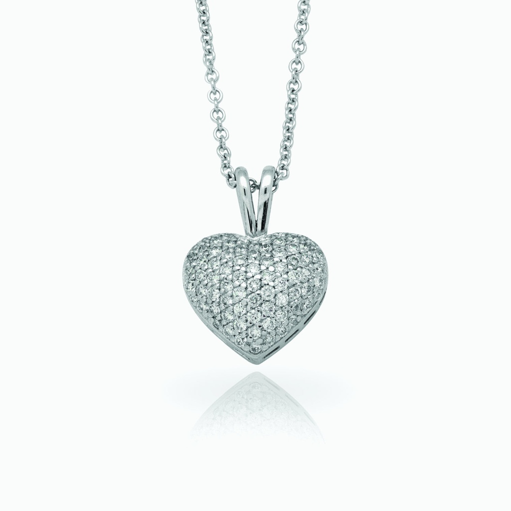The Small Puff Heart Pendant