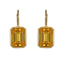 Rose Gold Pietra Single Drop Earrings