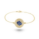 Seven Sisters Blue Sapphire Bracelet
