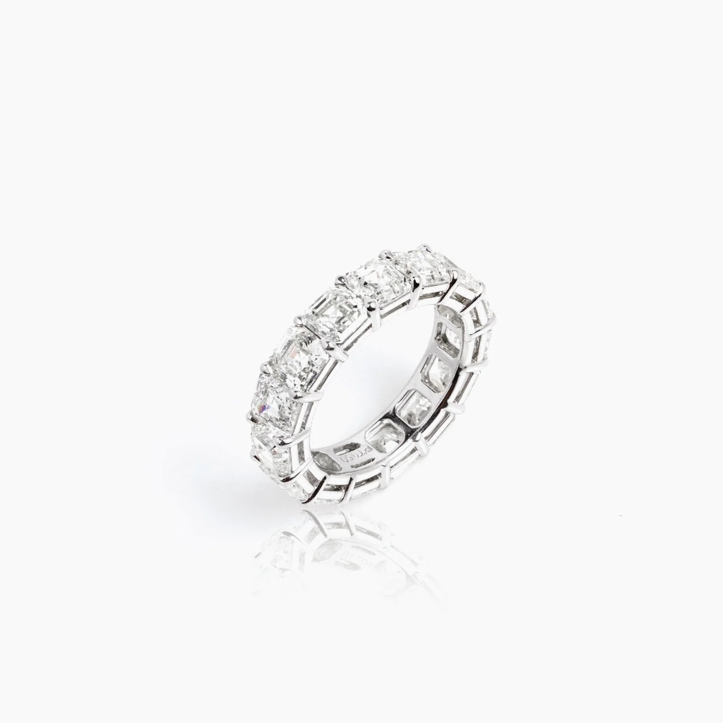 The Asscher Cut Eternity Band