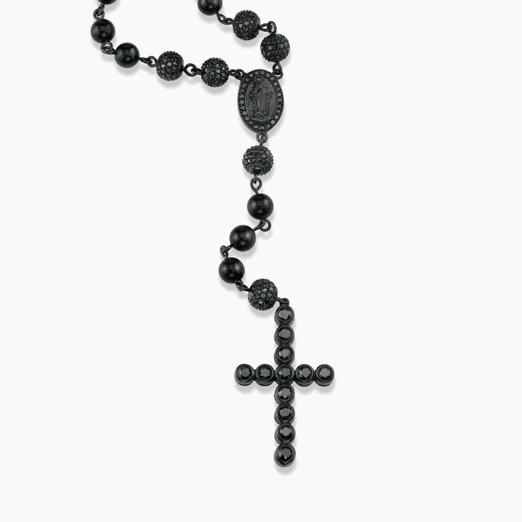 The Black Onyx Diamond Rosary