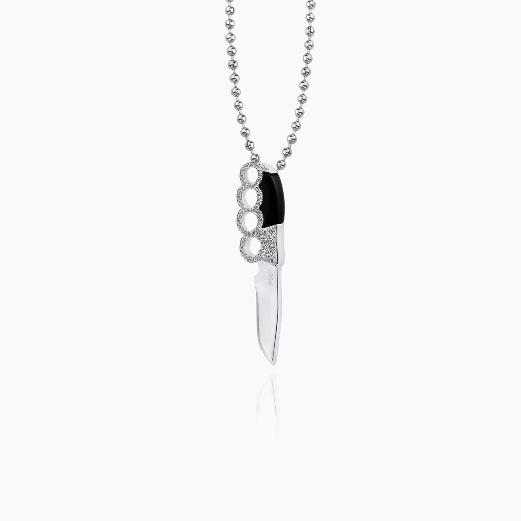 The Brass Knuckle Knife Pendant