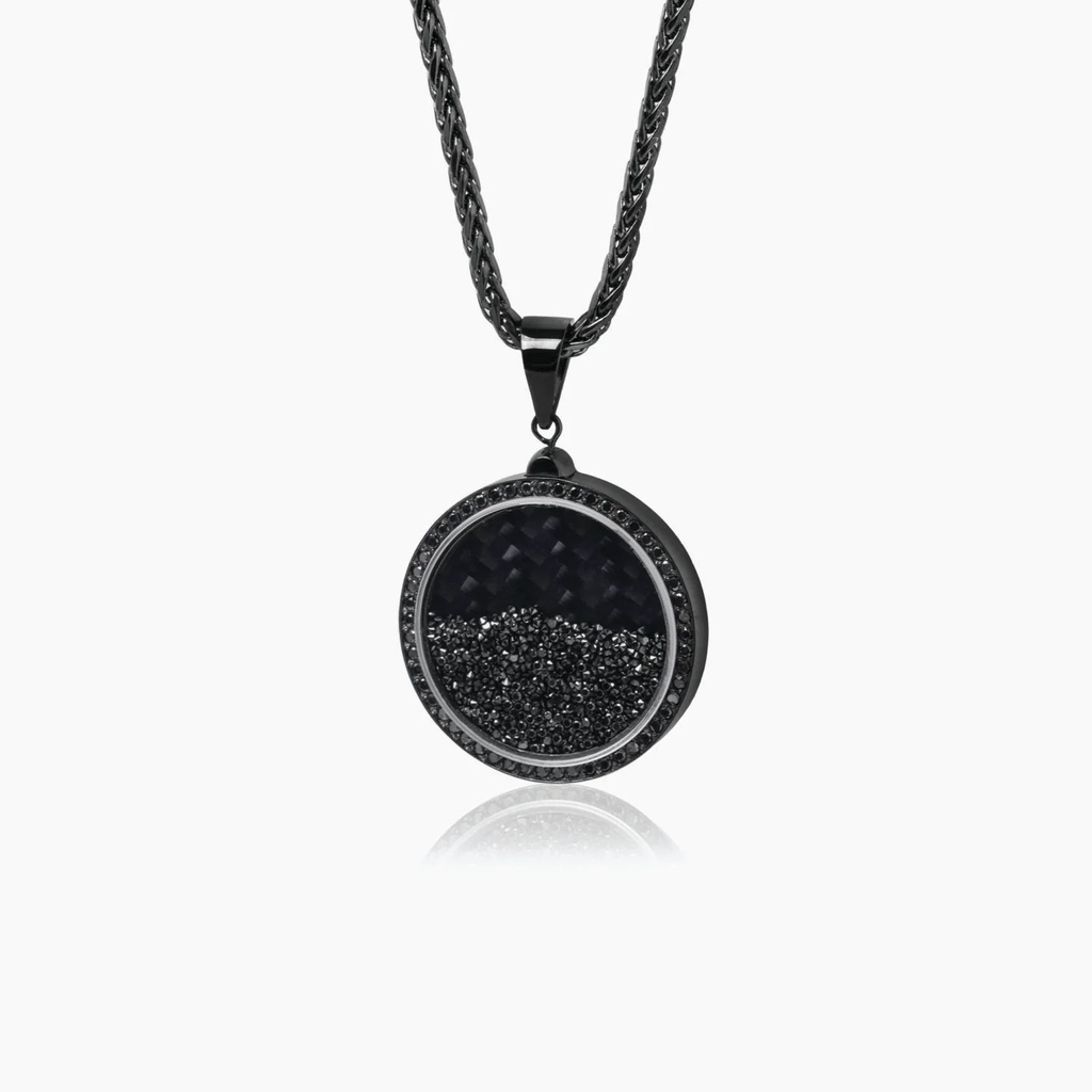 The Carbon Fiber Circle Pendant