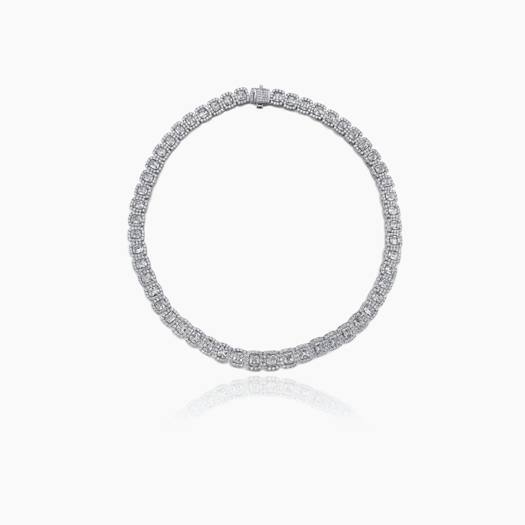 The Cushion Diamond Necklace