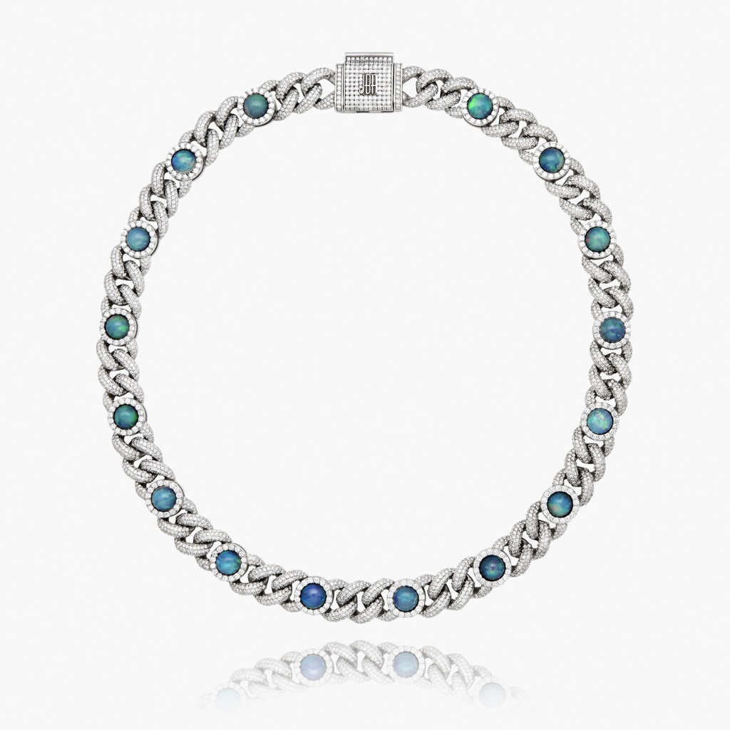 The Opal Cuban Necklace