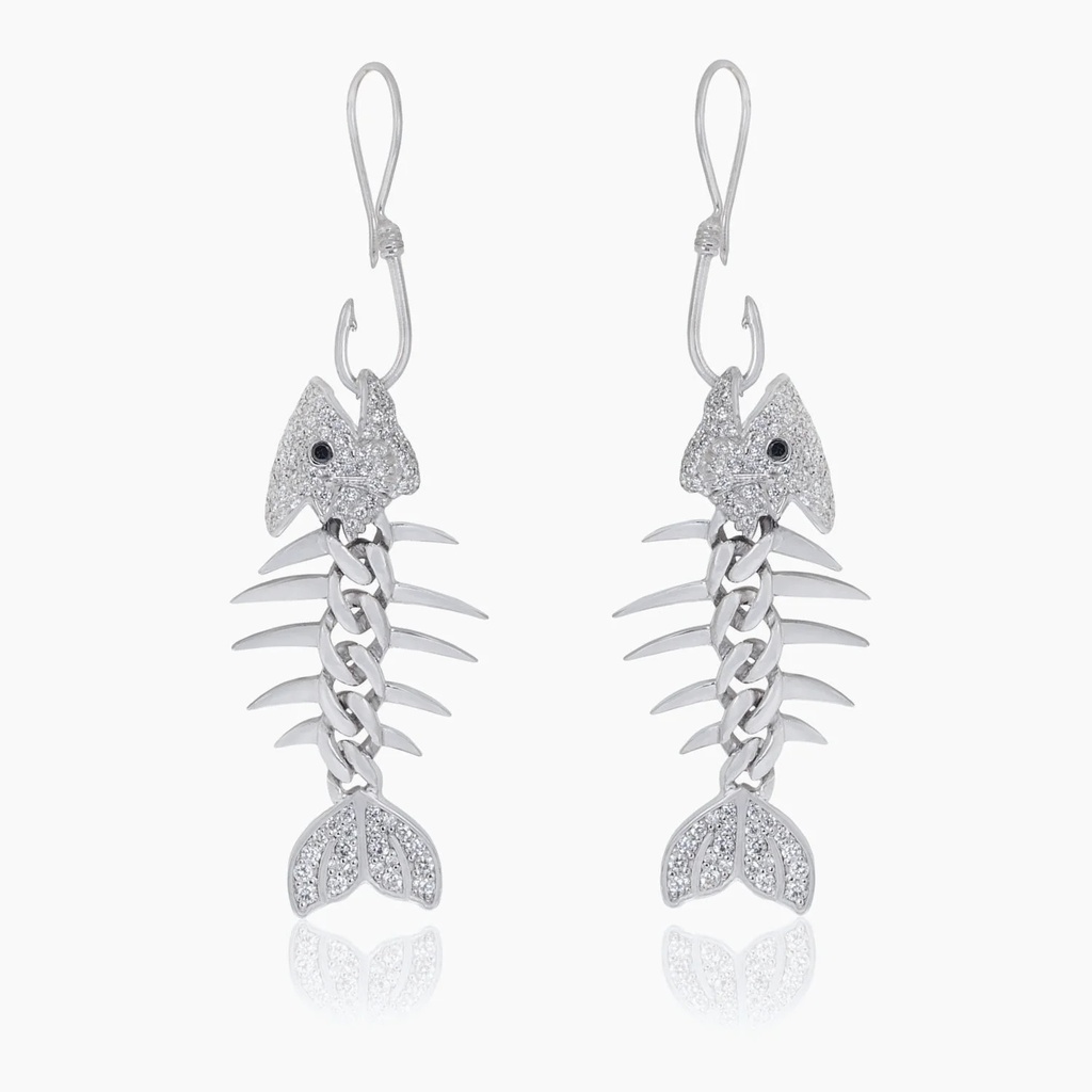 The Fish Bone Earrings