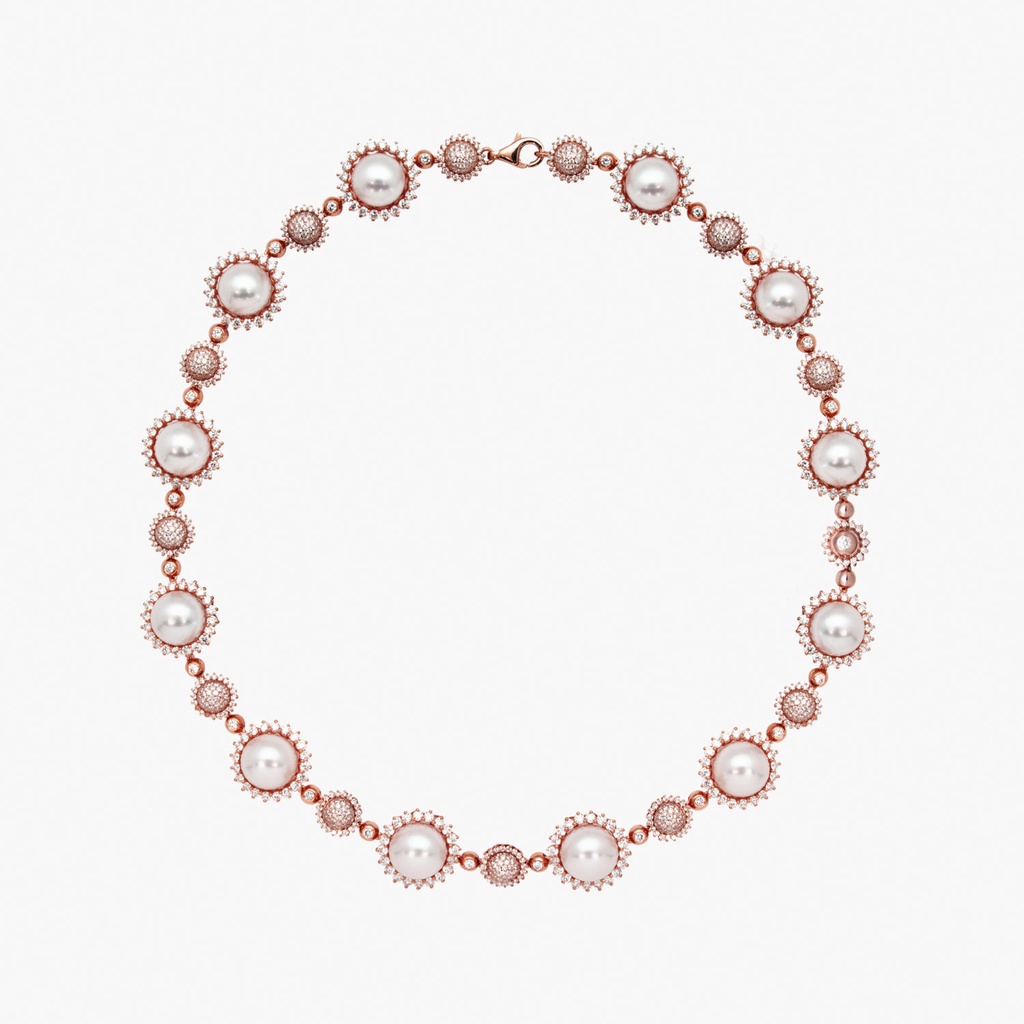 The Sunburst Pearl Necklace