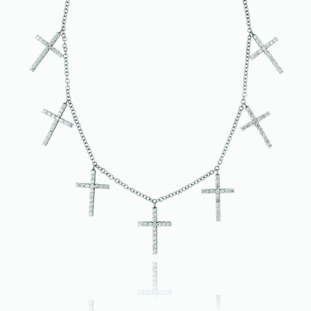 The Repeating Cross Necklace