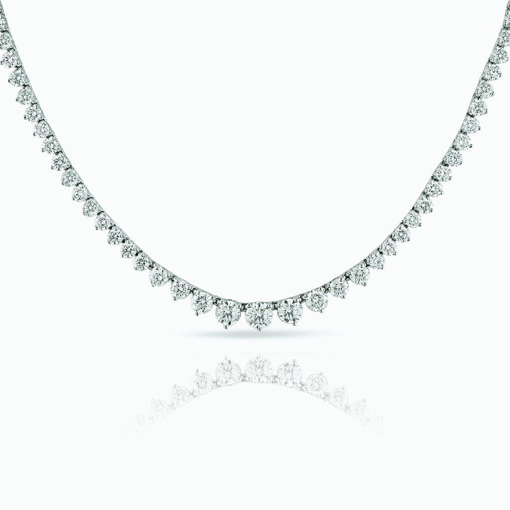 The Mini Riviera Tennis Necklace